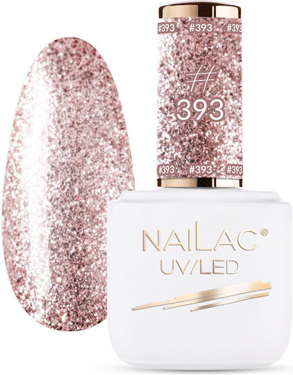 NaiLac Дълготраен Лак за Нокти Quick Dry Златист #393 7ml
