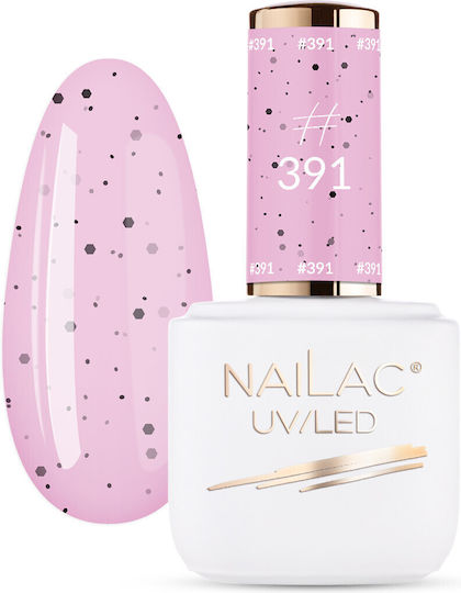 NaiLac Βερνίκι Νυχιών Μακράς Διαρκείας Quick Dry Κόκκινο #391 7ml