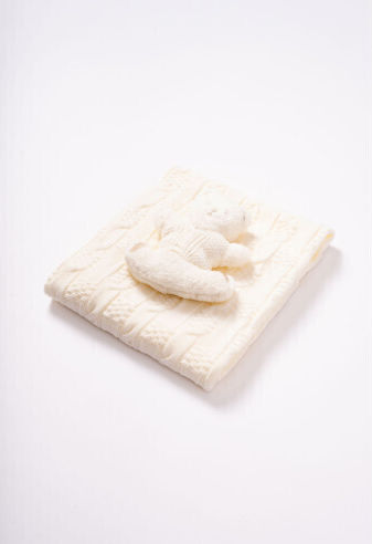 Evita Nursery Swaddling Blanket with Animal