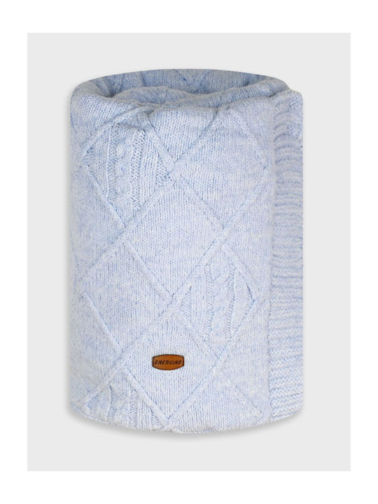 Energiers Knitted Blue Cot Blanket