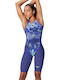 Speedo Fastskin Lzr Pure Valor 2.0 Openback Kneeskin Γυναικείο Αγωνιστικό Ολόσωμο Μαγιό Κολύμβησης Μπλε