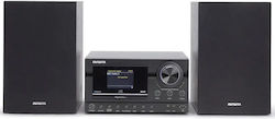 Aiwa Ηχοσύστημα 2.0 MSBTU-900DAB/BK 100W με CD Player και Bluetooth Μαύρο