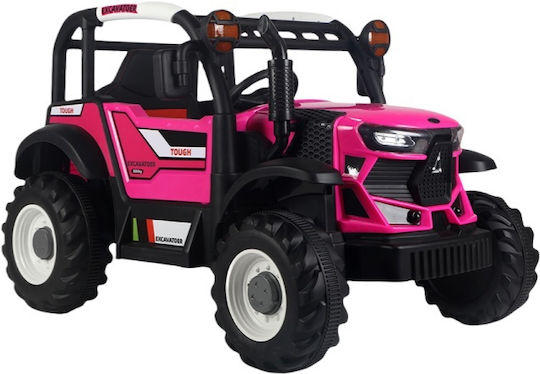 Kids Electric Tractor 12 Volt Pink for 5+ Years