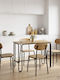 Kitchen Table with 4 Chairs 100x50cm