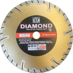 Falon-Tech Δίσκος Κοπής Δομικών Υλικών 230mm Falon-Tech Δίσκος Κοπής Δομικών Υλικών 230mm