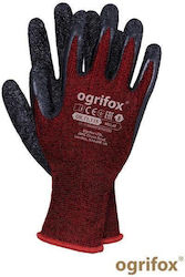 Ogrifox Mănuși de lucru Latex / Poliester