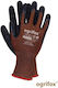 Ogrifox Manusi de lucru Maro Latex/Poliester