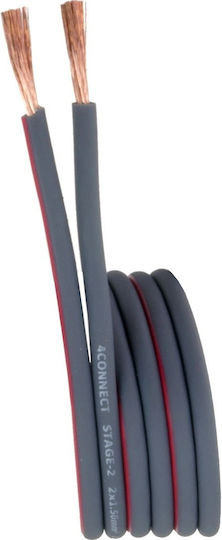 Four Connect Cablu pentru Difuzoare 4-800240 Stage 2 200 M Rolă 16 Awg 2x 1.5 Mm2 Ofc Rolă