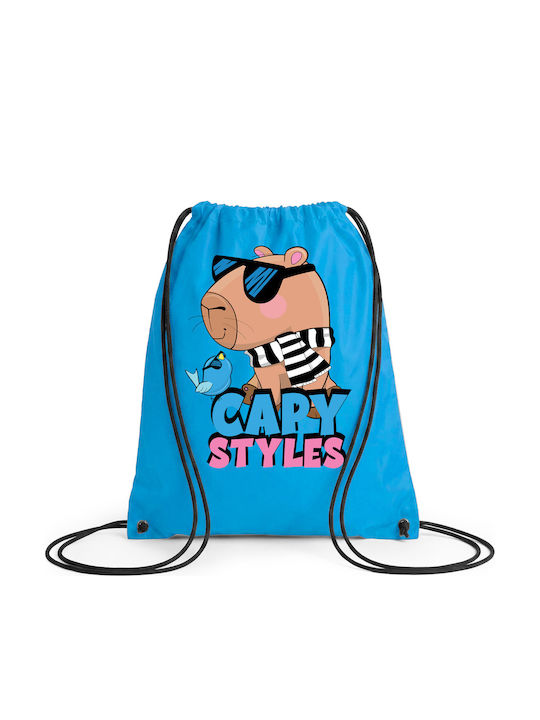 Digital Place Kids Pouch Bag Light Blue 42x34cm