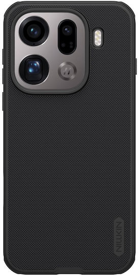 Nillkin Frosted Shield Pro Back Cover Plastic / Silicone Black (Oppo Find X9 Pro)