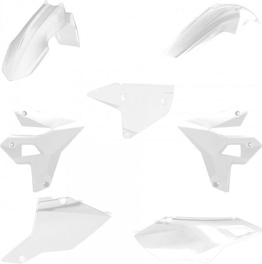 Polisport Polisport Plastic Motorcycle Parts Kit White