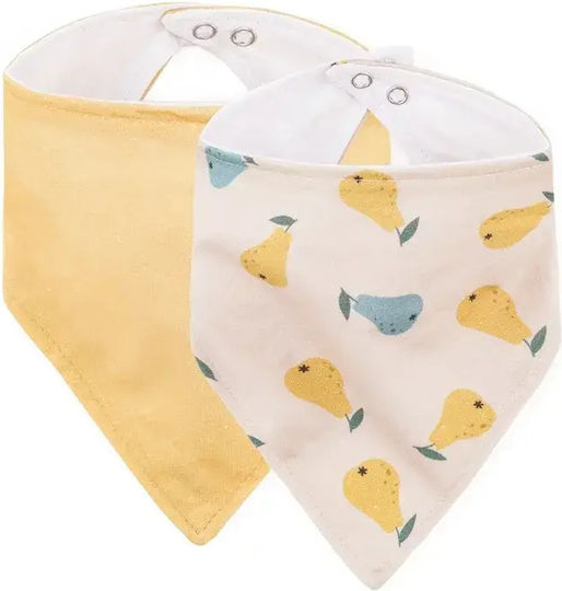 Petite & Mars Bandana Material Textil Bej/Ocru 2 Bucăți