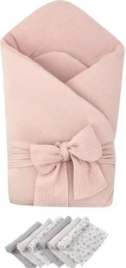 Qmini Burp Tücher Rosa 35x35cm
