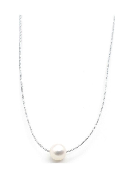 Irmelia Irmelia Halskette aus Silber mit Perlen