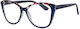 Aegean Dolphin Clip-On Damen Lesebrille +3,50 in Blau Farbe Dolphin-10698-Blue-350_33865