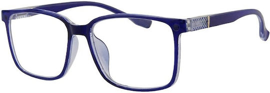Aegean Dolphin Clip-On Lesebrillen +1.00 in Blau Farbe Dolphin-10706-Blue-100_34013