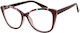 Aegean Dolphin Clip-On Damen Lesebrillen +3.00 in Roter Farbe Dolphin-10698-Rot-300_33871