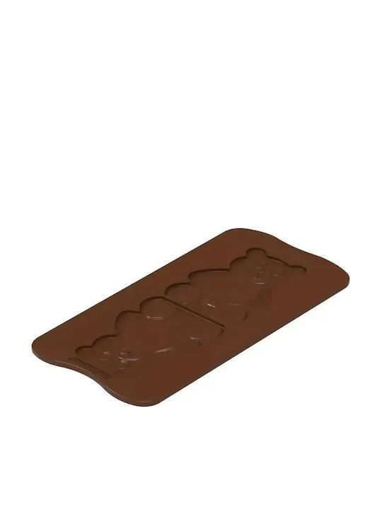 Silikomart Choco Bear Φόρμα Ζαχαροπλαστικής από Σιλικόνη 6.7x9εκ.