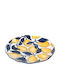 Origen Shallow Porcelain Blue Plate Diameter 26cm