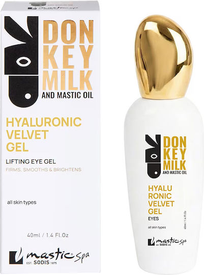 Mastic Spa Donkey Milk & Mastic Oil Eye Gel for Eyelid Lift, Moisturizing, Brightening & Firming 40ml