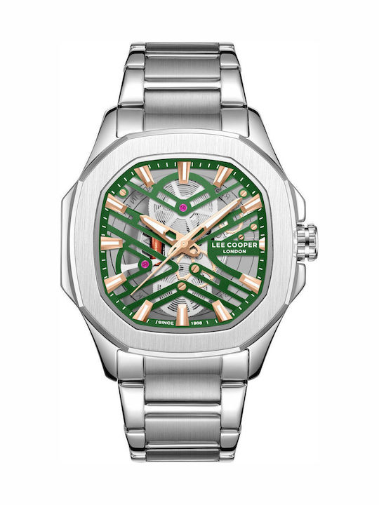 Lee Cooper Men's Watch 45mm Battery with Silver...
