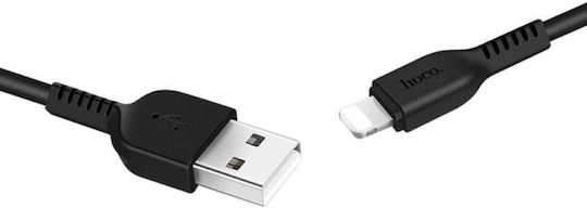 Hoco X20 Flash USB-A to Lightning Cable Μαύρο 2m HOC-X20L-BK2