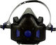 3M Half Face Mask Replaceable Filters HF803 Secure Click Black