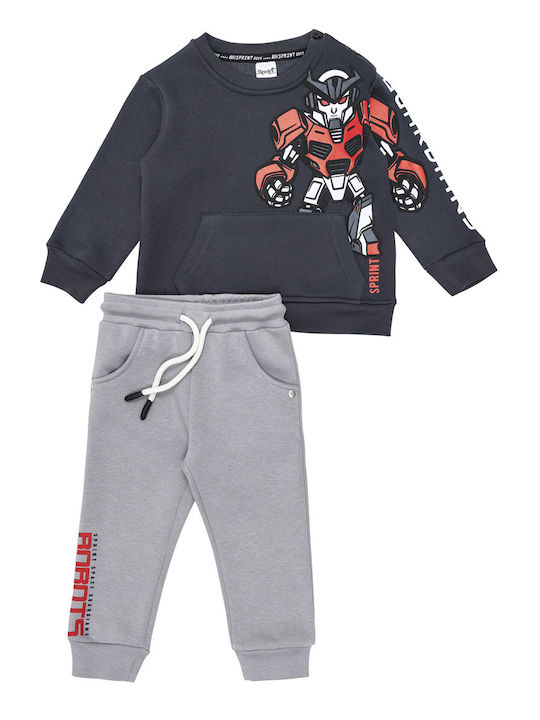 Kids Sweatpants Set Grey