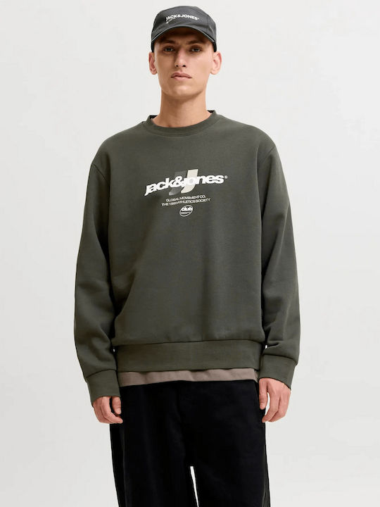 Jack & Jones Φούτερ Σκούρο Λαδί