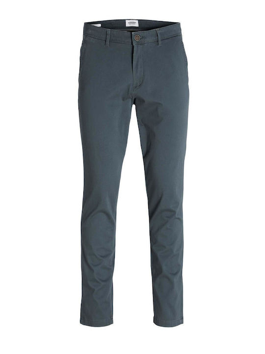 Jack & Jones Παντελόνι Chino σε Slim Εφαρμογή Μπλε