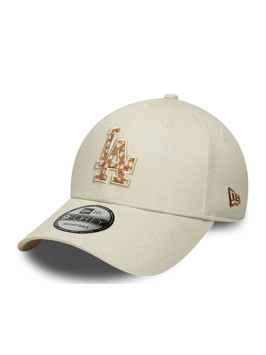 New Era Faux Pony Infill 9forty La Dodgers Kappen Unisex Beige 60844106