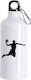 Water Bottle Basketball 600ml White