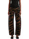 Women's Jean Pants Brown 31002147-Dark-Brown-Denim