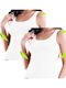 Women's T-Shirts White with Spaghetti Strap 2Pack