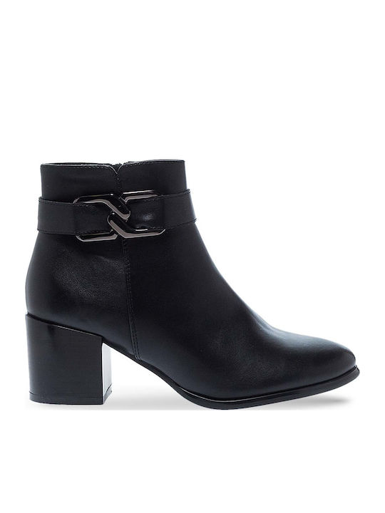 Parex Women's Ankle Boots with Mid Heel Black