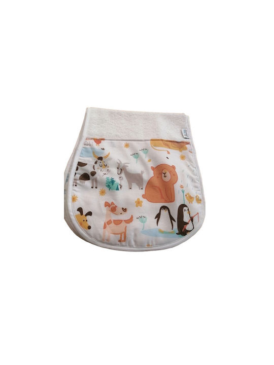 Bunny Bebe Zoaakia Schultertuch Burp Cloth 23x54cm