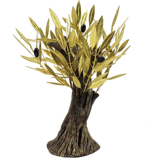 Olivenbaum Keramik Stamm 16.5x22.8 cm