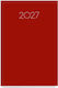 Agendă zilnică Simple 12x17 Bordo 2027