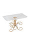 Keskor Decorative Glass Gold Platter 30x16x20cm