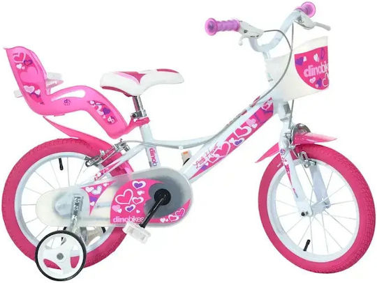 Dino Bikes 16" Детски Градски Велосипед Розов