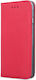 Smart Red Silicone Book Case (Galaxy S26 FE)