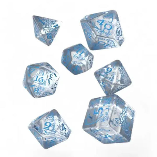 Lord Rings 7-dice Set Rivendell Water