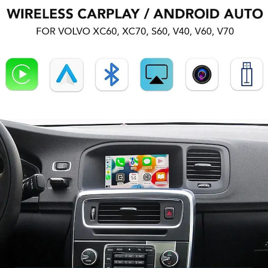Digital IQ Ηχοσύστημα Αυτοκινήτου για Volvo V40 / V60 / V70 / S60 / XC 60 / XC 70 2011-2014 (Bluetooth/USB/AUX/WiFi/GPS/Apple-Carplay/Android-Auto)