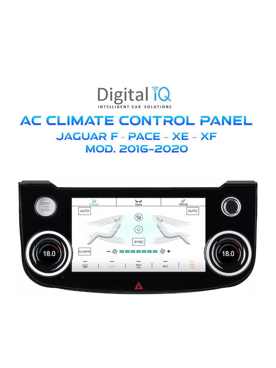 Digital IQ Car Audio System for Jaguar XE / XF 2016-2020 (Bluetooth/USB/WiFi/GPS) with 7" Touch Screen