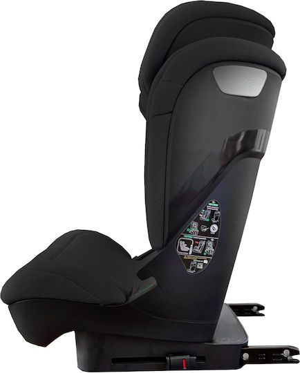 AppeKids Q-fix Καθισματάκι Αυτοκινήτου i-Size με Isofix Μαύρο