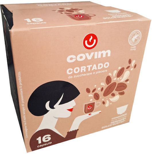 Covim Cortado Dolce Gusto Capsules 16 Pieces