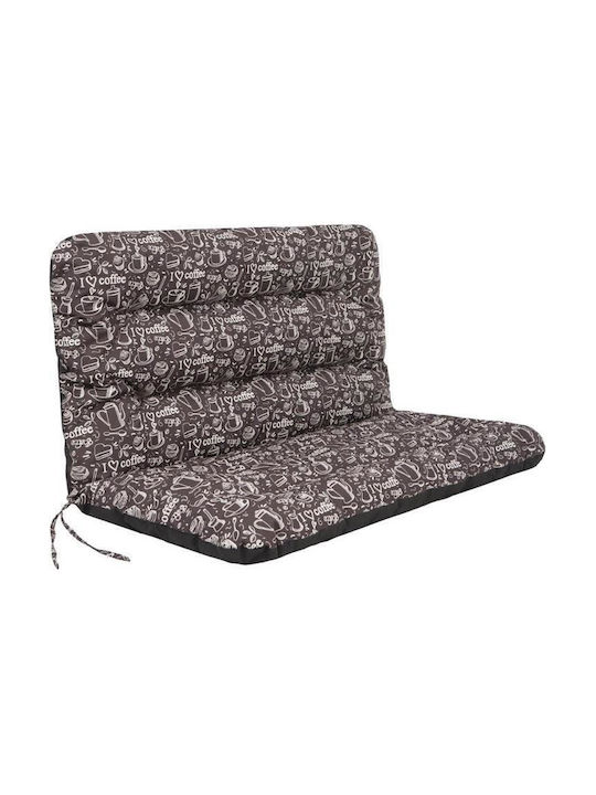Swing Cushion Garden with Backrest Ania Brown 60x120cm