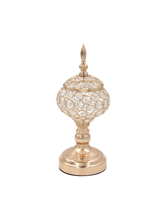 Keskor 43319 Metallische Süßigkeiten Gläser 12x30 Aus Gold Kristalle