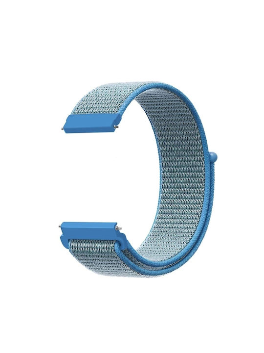 Nylon Strap Self Adhesive Closure Xiaomi Watch S5 46mm Xiaomi Watch 5 47mm Tahoe Blue