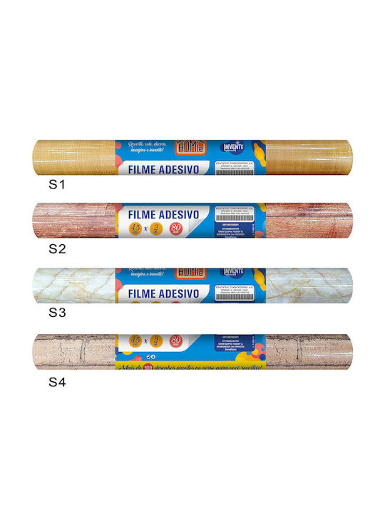 Self Adhesive Wall & Surface Wallpaper 2m Thickness=0 08mm 45cm X 2m Homie 1011081